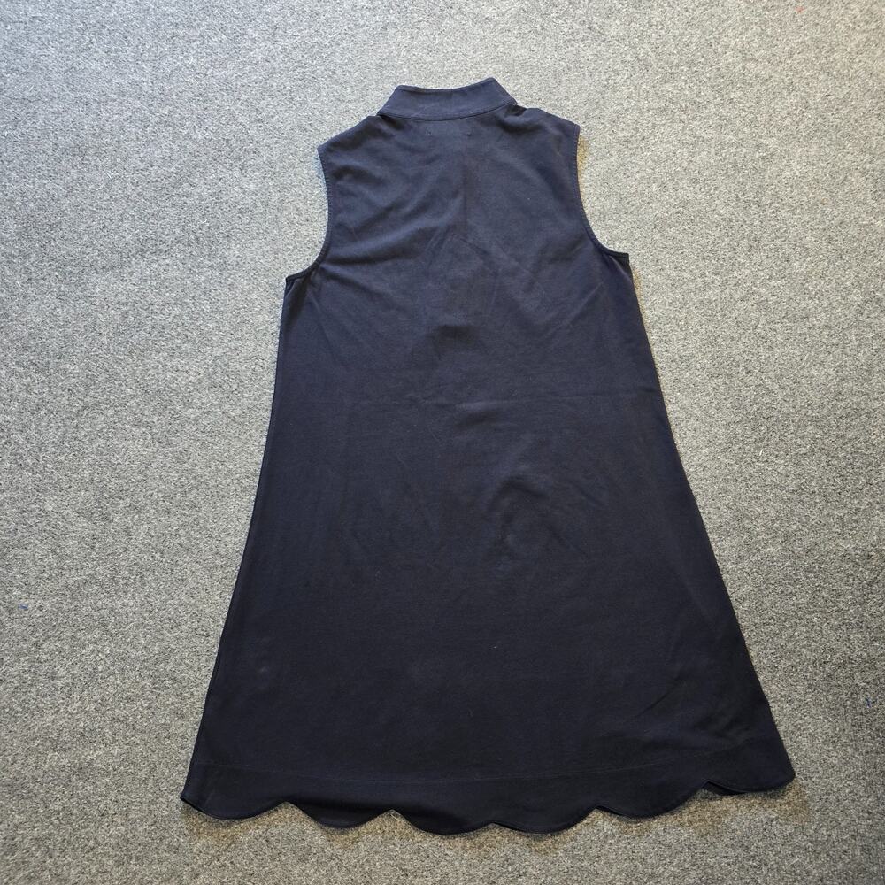 Duffield Lane Dress Womens Size Medium Blue High Neck Sleeveless Preppy Capsule - Picture 7 of 8